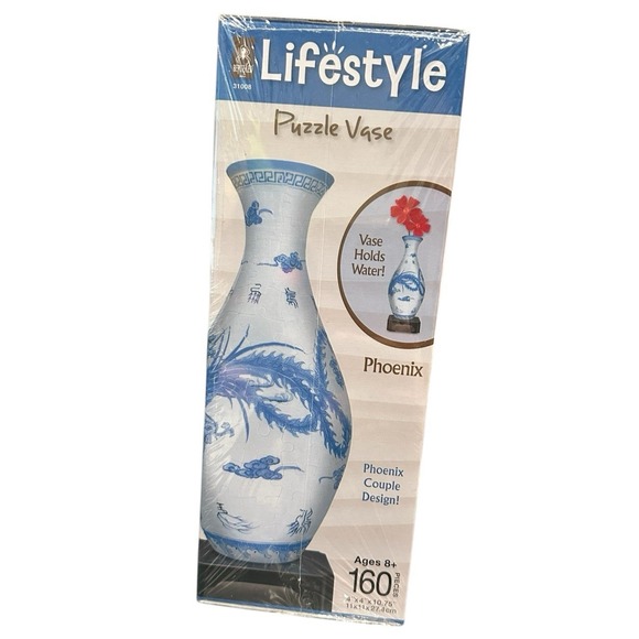 Other - New Bepuzzled Lifestyle Puzzle Vase Phoenix Couple‎ Design 160 Pieces